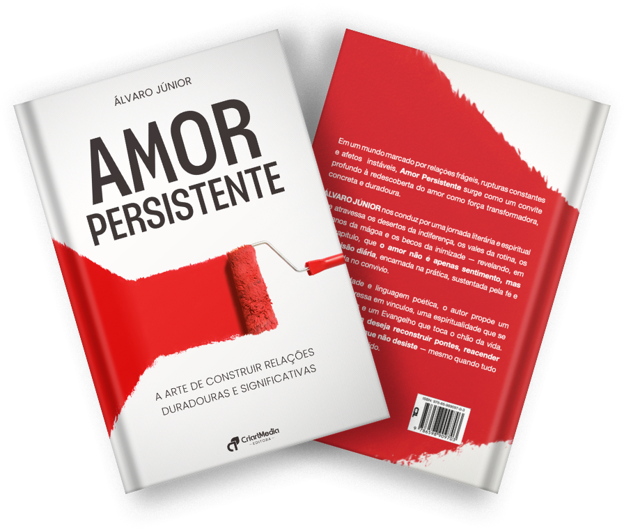 Capa e Verso do Livro Amor Persistente